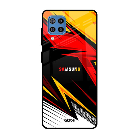 Race Jersey Pattern Glossy Case For Samsung Galaxy F22