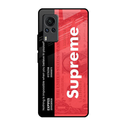 Supreme Ticket Glossy Case for Vivo X60 PRO