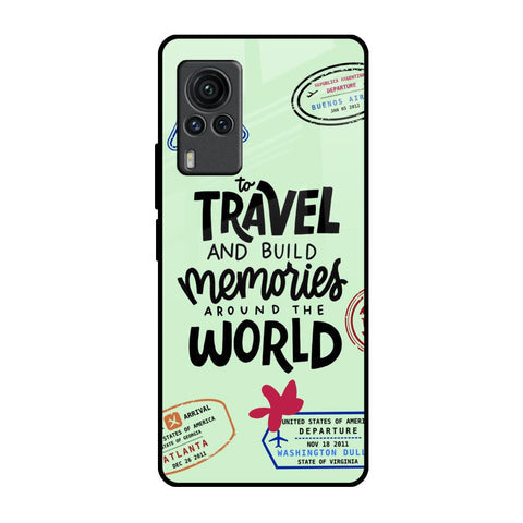 Travel Stamps Glossy Case for Vivo X60 PRO
