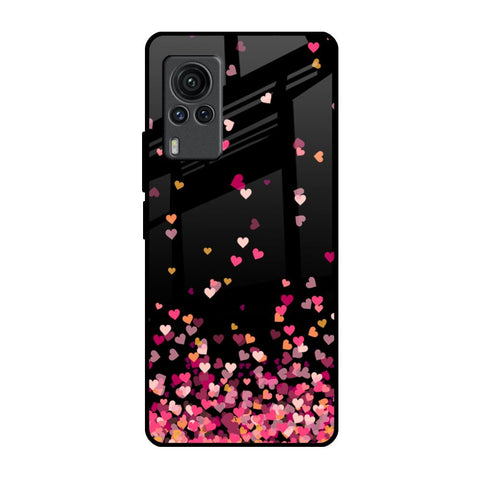Heart Rain Fall Glossy Case For Vivo X60 PRO