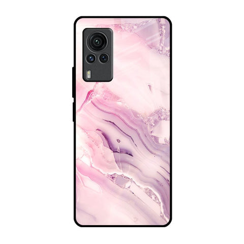 Diamond Pink Gradient Glossy Case For Vivo X60 PRO