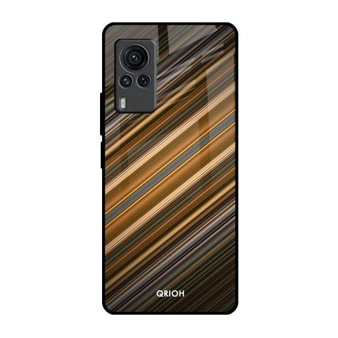 Diagonal Slash Pattern Glossy Case for Vivo X60 PRO