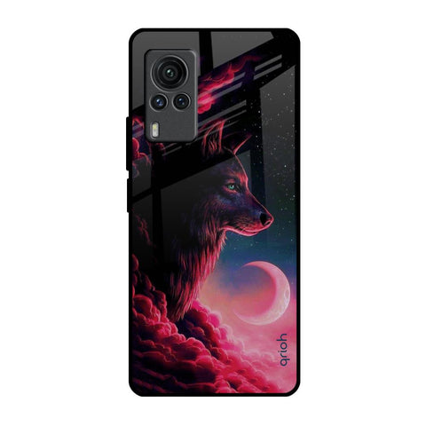Moon Wolf Glossy Case for Vivo X60 PRO