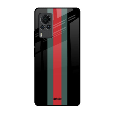 Vertical Stripes Glossy Case for Vivo X60 PRO