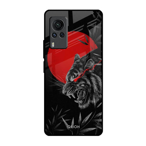 Red Moon Tiger Glossy Case for Vivo X60 PRO
