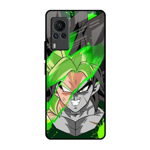 Anime Green Splash Glossy Case for Vivo X60 PRO