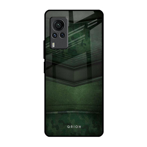 Green Leather Glossy Case for Vivo X60 PRO