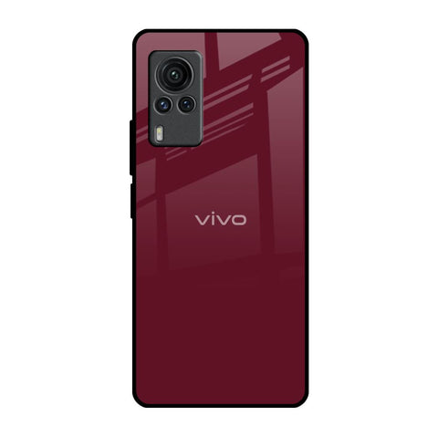 Classic Burgundy Glossy Case for Vivo X60 PRO