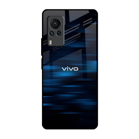 Blue Rough Abstract Glossy Case for Vivo X60 PRO