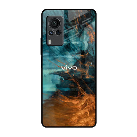 Golden Splash Glossy Case for Vivo X60 PRO