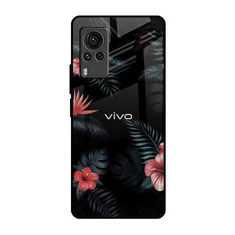 Tropical Art Flower Glossy Case for Vivo X60 PRO