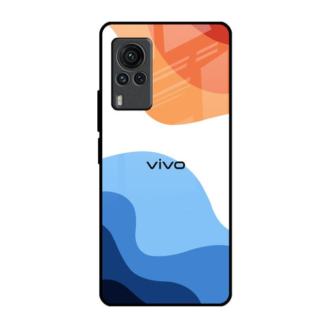 Wavy Color Pattern Glossy Case for Vivo X60 PRO