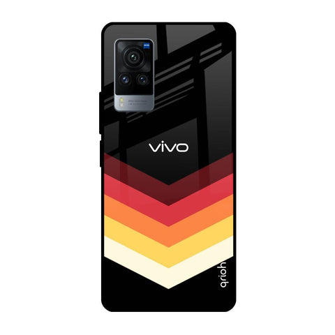 Abstract Arrow Pattern Glossy Case For Vivo X60 Pro
