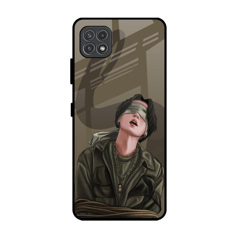 Blind Fold Glossy Case for Samsung Galaxy A22 5G