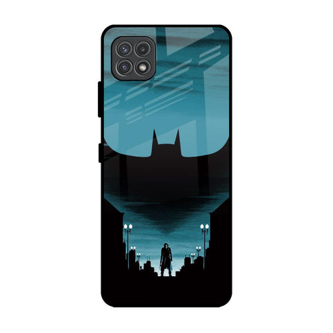Cyan Bat Glossy Case for Samsung Galaxy A22 5G