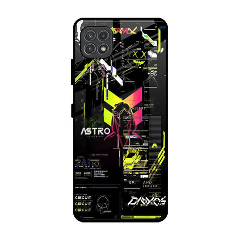 Astro Glitch Glossy Case for Samsung Galaxy A22 5G