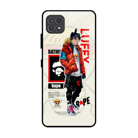 Bape Luffy Glossy Case for Samsung Galaxy A22 5G