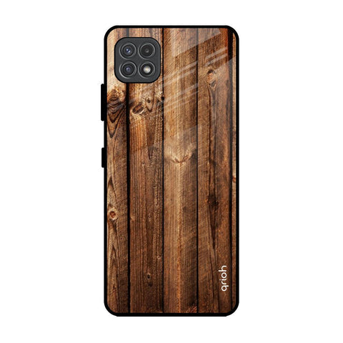 Timber Printed Glossy Case for Samsung Galaxy A22 5G