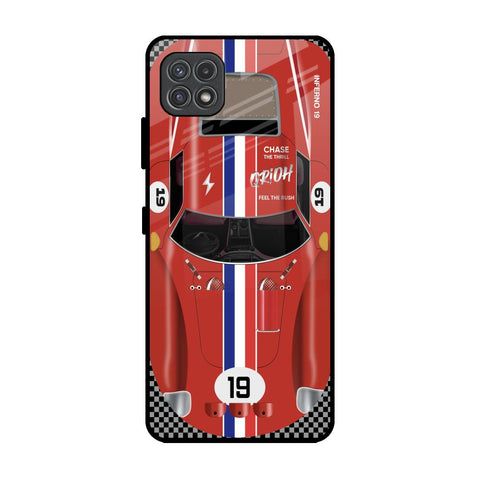 Racing Vintage Glossy Case for Samsung Galaxy A22 5G