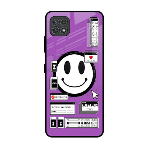 Code with Smile Glossy Case for Samsung Galaxy A22 5G