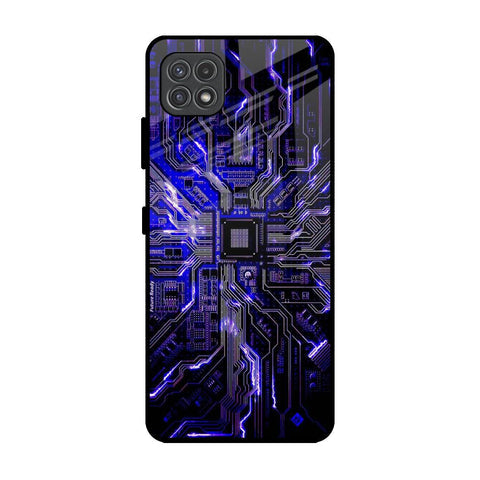 Techno Color Pattern Glossy Case For Samsung Galaxy A22 5G
