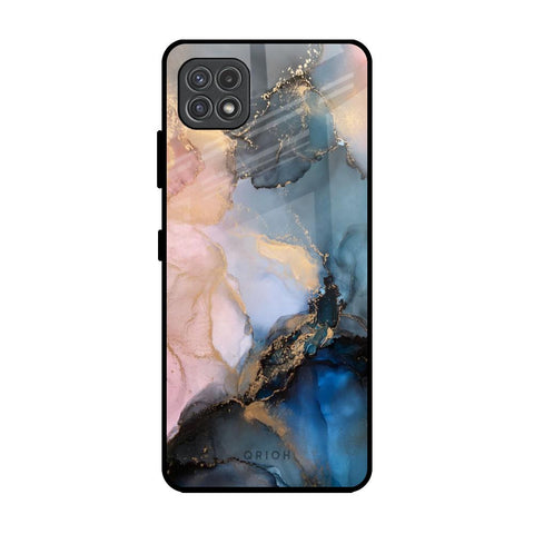 Marble Ink Abstract Glossy Case for Samsung Galaxy A22 5G