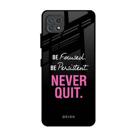 Be Focused Glossy Case for Samsung Galaxy A22 5G