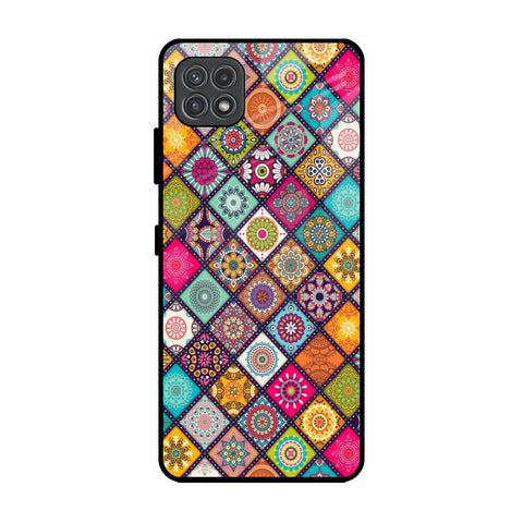 Multicolor Mandala Glossy Case for Samsung Galaxy A22 5G