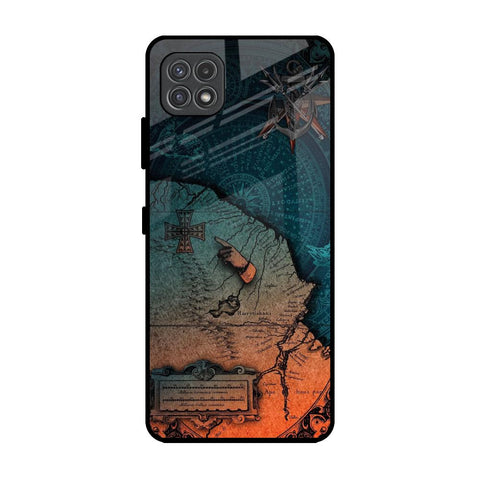 Geographical Map Glossy Case for Samsung Galaxy A22 5G
