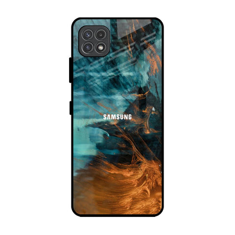 Golden Splash Glossy Case for Samsung Galaxy A22 5G