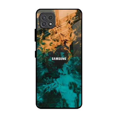 Watercolor Wave Glossy Case for Samsung Galaxy A22 5G