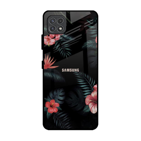 Tropical Art Flower Glossy Case for Samsung Galaxy A22 5G