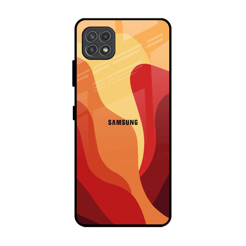 Magma Color Pattern Glossy Case for Samsung Galaxy A22 5G