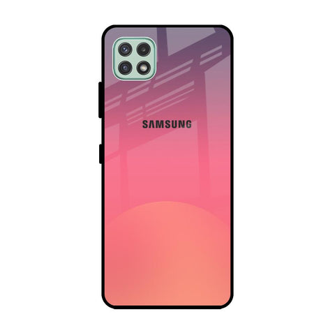 Sunset Orange Glossy Case for Samsung Galaxy A22 5G