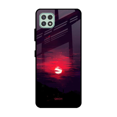 Morning Red Sky Glossy Case For Samsung Galaxy A22 5G