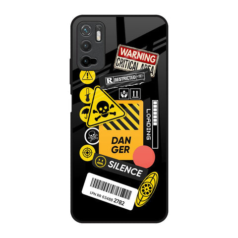 Danger Signs Glossy Case for Redmi Note 10T 5G