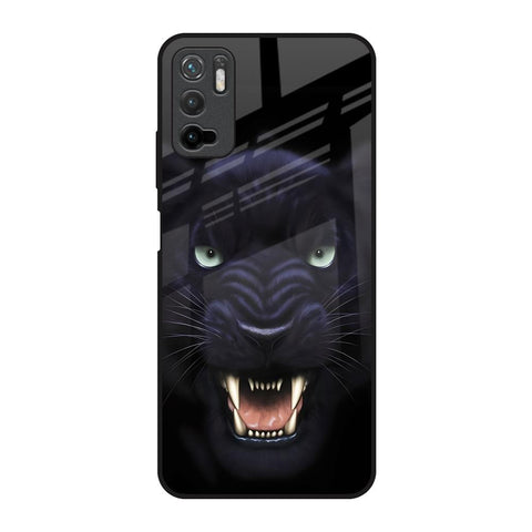 Angry Black Leopard Glossy Case for Redmi Note 10T 5G