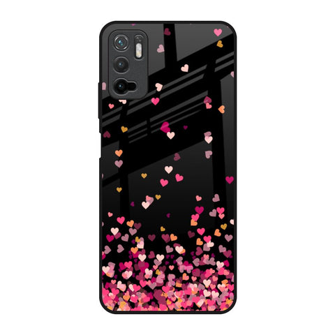Heart Rain Fall Glossy Case For Redmi Note 10T 5G