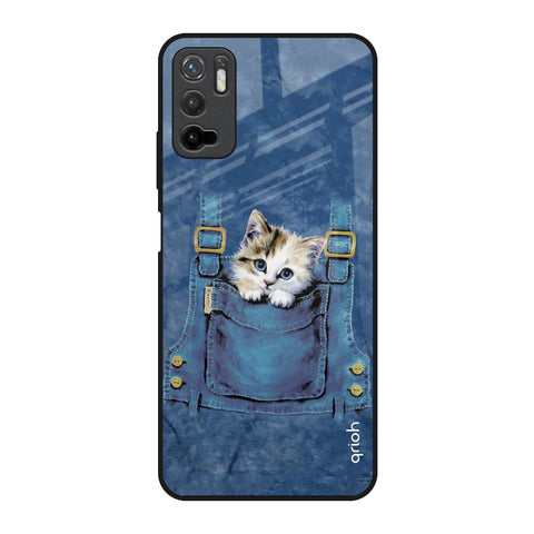Kitty In Pocket Glossy Case For Redmi Note 10T 5G