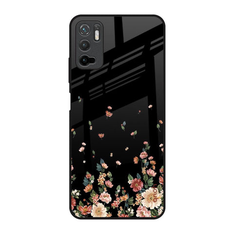 Floating Floral Print Glossy Case for Redmi Note 10T 5G