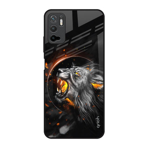 Aggressive Lion Glossy Case for Redmi Note 10T 5G