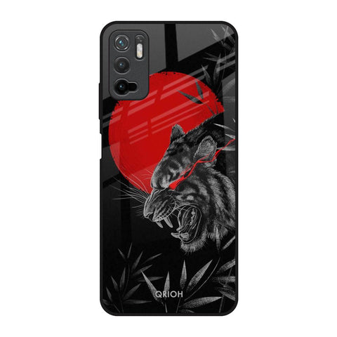Red Moon Tiger Glossy Case for Redmi Note 10T 5G