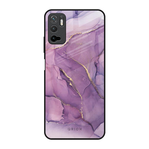 Purple Gold Marble Glossy Case for Redmi Note 10T 5G