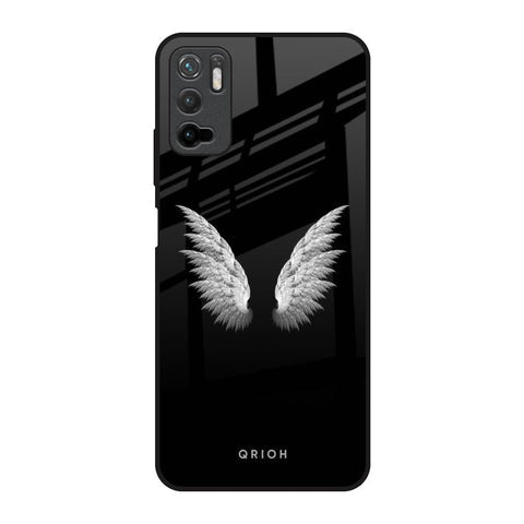 White Angel Wings Glossy Case for Redmi Note 10T 5G