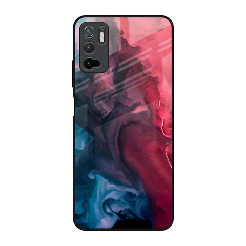 Blue & Red Smoke Glossy Case for Redmi Note 10T 5G