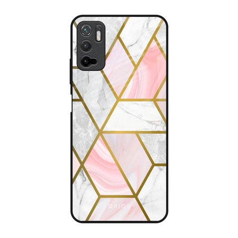 Geometrical Marble Glossy Case for Redmi Note 10T 5G