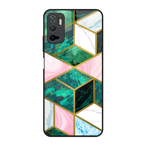 Seamless Green Marble Glossy Case for Redmi Note 10T 5G