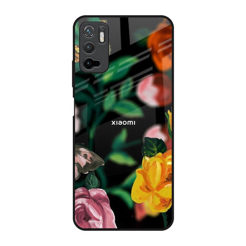 Flowers & Butterfly Glossy Case for Redmi Note 10T 5G
