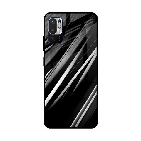 Black & Grey Gradient Glossy Case For Redmi Note 10T 5G