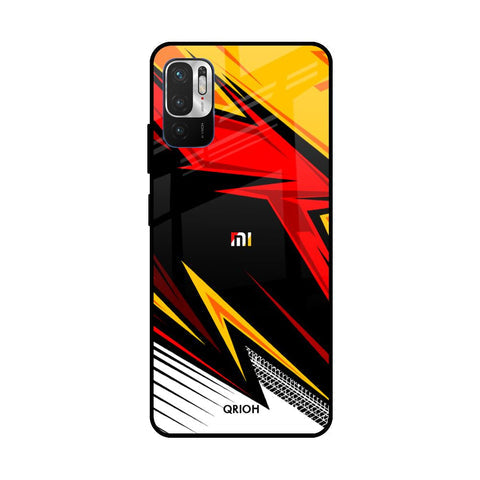 Race Jersey Pattern Glossy Case For Redmi Note 10T 5G